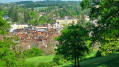 Les toits de Salies-De-Béarn