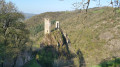 Les tours du "château inférieur" (Roc del Thaluc)