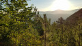 Lever de soleil en montant au Col de Comte