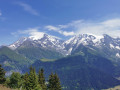 Massif du Mont Blanc - vu depuis le Porcherey