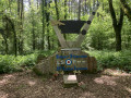 A memorial dedicated to the British airmen who fell here during the Second World War