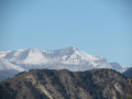 Ruines de Rocca Spavièra depuis le Col de la Porte