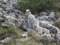 Nouveau départ du chemin d’accès à la cime de Rastel