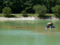 La cabane des canards du lac Vert