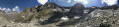 Panorama à 270º centré Ouest vers le Col de Clot Châtel.