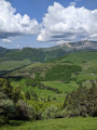 Panorama à partir du sentier en balcon.