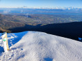 Panorama sur le Léman et les Alpes dont le Mont Blanc