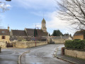 Panorama sur la rue de l'Église à Touffréville