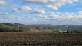 Panorama sur la vallée et le château de Hautepenne