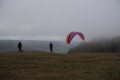 Parapentiste au sommet du Monument Barrès