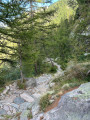 Montée au refuge des Merveilles depuis le Lac des Mesches