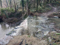 Passage du ruisseau à gué