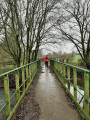 Passerelle sur l'Helpe Majeure