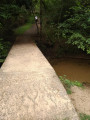 Passerelle sur le Ruisseu le Suzan