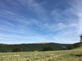 Paysage du plateau du Haut Carladès : vallée du Goul