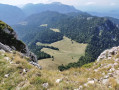 Petit Som - Vue sur le col de la Ruchère