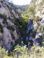 Les deux barrages par la Petite Mer au Tholonet