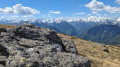 Pic de Bassibié - Vue sur le Massif du Montcalm et la chaîne ariégeoise