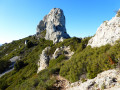 Notre-Dame du Rot et Pilon du Roi à partir de lou Limas