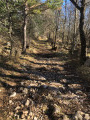 Piste carrossable caladée