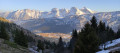 Plateau de Solaison et la chaine du Bargy