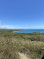 Point de vue sur la plage de Grand Macabou