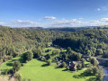 point de vue sur le hameau de Chaleux et les aiguilles