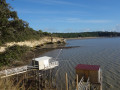 Point de vue sur les carrelets et la conche de Suzac