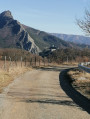 Point de vue vers Sisteron : citadelle et la Baume