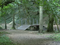 Pont de bois sur le Loudon