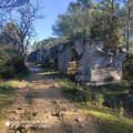 The quarries and Roman ruins at Vers-Pont-du-Gard