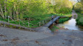 Pont en bois sur la rivière Xorinaga