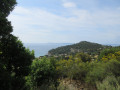 Première vue sur le cap Nègre et les îles d'Hyéres