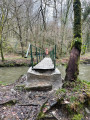 La passerelle restaur&eacute;e