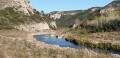 retour par les berges du gardon