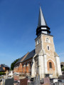 Route de l'église à Ecalles-Alix