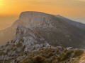 Sainte Victoire, Pic de Mouches, Coucher de soleil