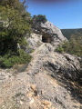 Sentier et tunnel