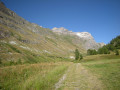 Sentier retour le long de l'Isère