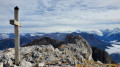 Sommet Pointe d'Areu - vue sur la chaîne du Mont Blanc