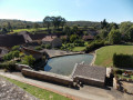 source de la romaine vue depuis le château