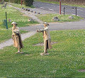 Statue des pèlerins de Saint Jacques de Compostelle