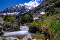 Torrent de Vaunoire et massif du Grand Armet