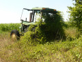 Tracteur abandonné