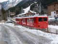 Train au départ pour la mer de Glace