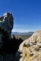 Mas Llençó - Trauc del Cavall - La Serra depuis Vingrau