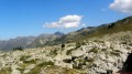 Traversée dans les éboulis