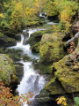 tres belle cascade au debut de notre parcour