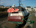 Un des rares bateaux de pêche