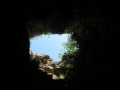 Une cheminée de l'intérieur de la grotte